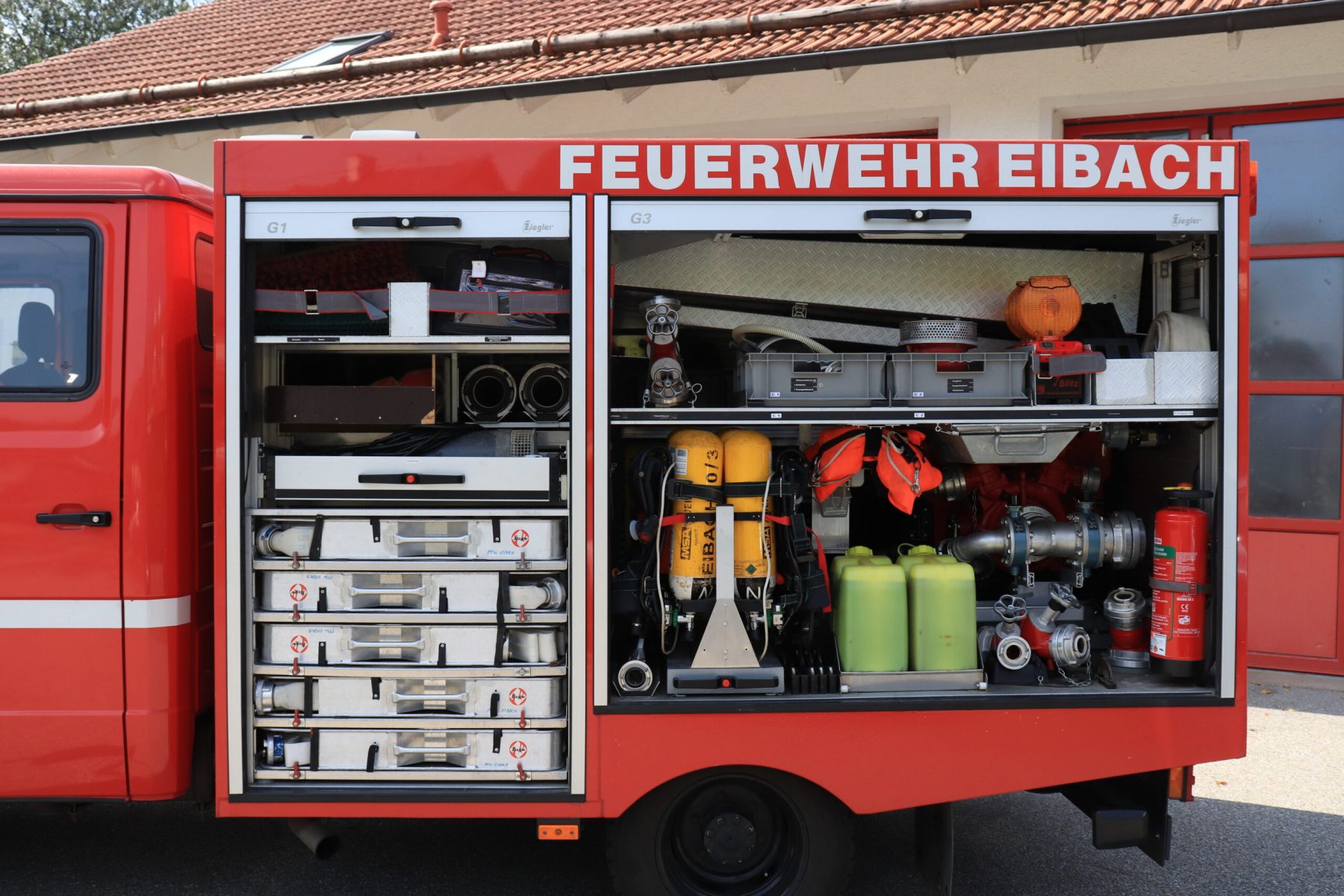 Feuerwehr Lernbar: Fahrzeug-Heckwarnsystem